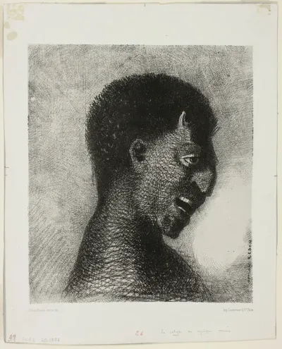 The Satyr with the Cynical Smile, plate 5 of 8 from "Les Origines"