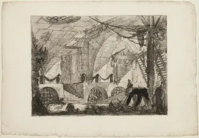 The Sawhorse, plate 12 from Imaginary Prisons