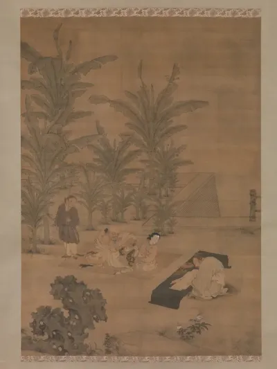 The Scholar Fu Sheng Transmitting the Book of Documents