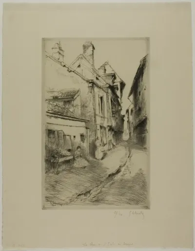 The School Street, Troyes