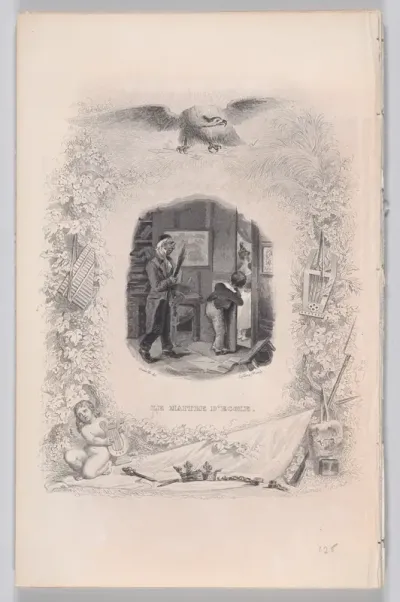The Schoolmaster, from "The Complete Works of Béranger"