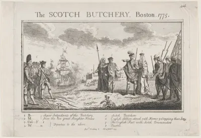 The Scotch Butchery, Boston, 1775