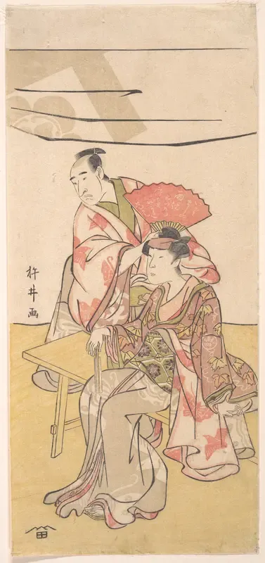 The Second Bando Mitsugoro in the Role of Soga no Juro Sukenari