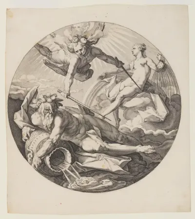 The Second Day, plate 3, from Creation of the World