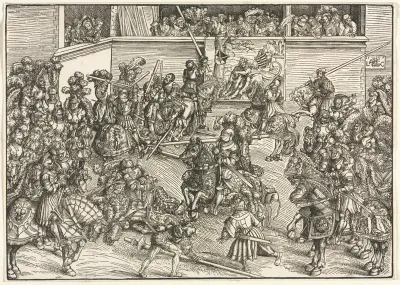 The Second Tournament with the Tapestry of Sampson and the Lion