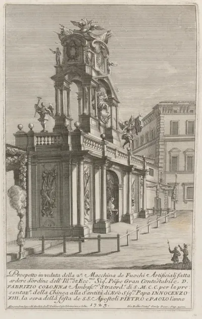 The Seconda Macchina for the Chinea of 1723: The Temple of Victory