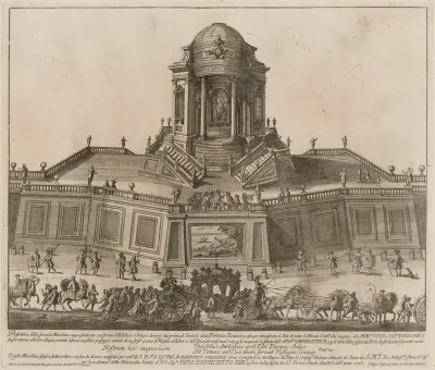 The Seconda Macchina for the Chinea of 1728: The Temple of Fortune