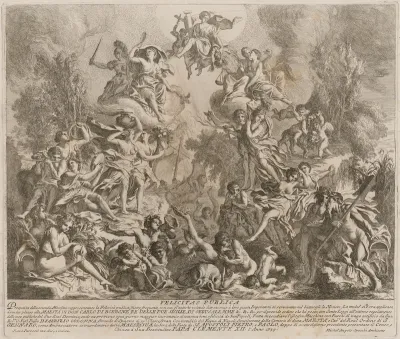 The Seconda Macchina for the Chinea of 1739: An Allegory of Public Happiness