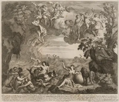 The Seconda Macchina for the Chinea of 1740: Jupiter and Juno Lucina