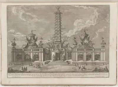 The Seconda Macchina for the Chinea of 1758: The Porcelain Tower of Nanjing
