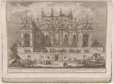 The Seconda Macchina for the Chinea of 1764: A Magnificent Gallery Illuminated at Night
