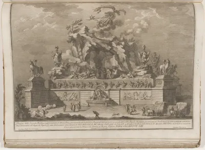 The Seconda Macchina for the Chinea of 1767: Mount Etna with the Forge of Vulcan