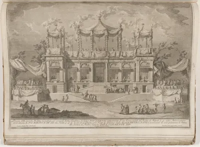 The Seconda Macchina for the Chinea of 1770: The Fish Market Portico