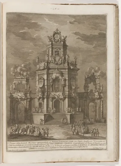 The Seconda Macchina for the Chinea of 1776: A Palace with a Loggia for the Lottery Draw