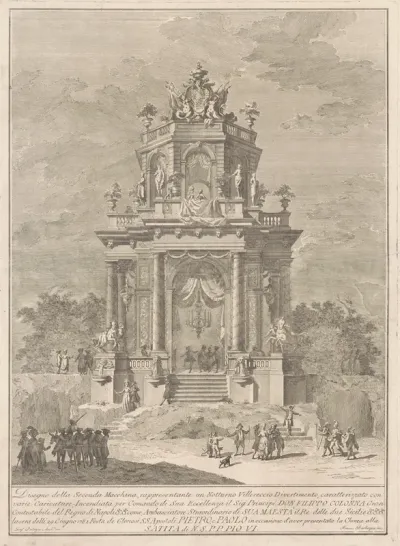 The Seconda Macchina for the Chinea of 1782: A Countryside Festival at Night