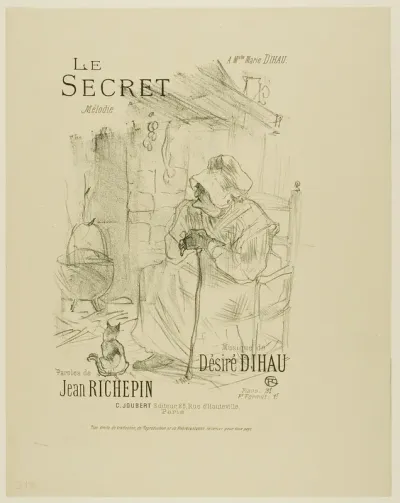 The Secret, from Mélodies de Désiré Dihau