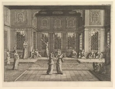 The Seraglio (Aubry de La Mottraye, Travels throughout Europe, Asia and into Part of Africa..., London, 1724, vol. I, pl. 18)