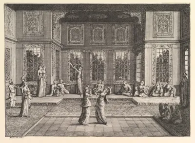 The Seraglio (Aubry de La Mottraye's "Travels throughout Europe, Asia and into Part of Africa...," London, 1724, vol. I, pl. 18)