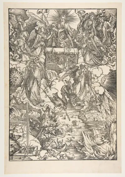The Seven Angels with the Trumpet, from "The Apocalypse"