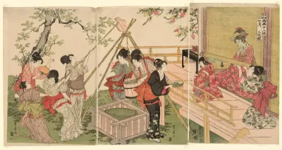The Seventh Month, from the series The Twelve Months by Two Artists (Ryoga juni ko)