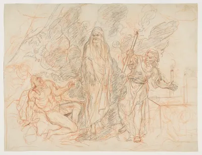 The Shade of the Prophet Samuel Invoked by King Saul and Conjured by the Witch of Endor