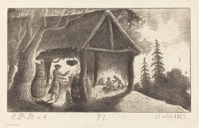The Shed with Children Fighting