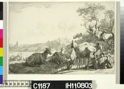 The Shepherd playing the flute