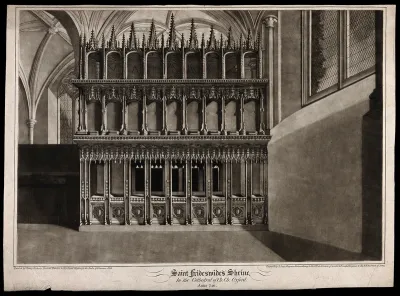 The shrine of Saint Frideswide in Christ Church cathedral, Oxford