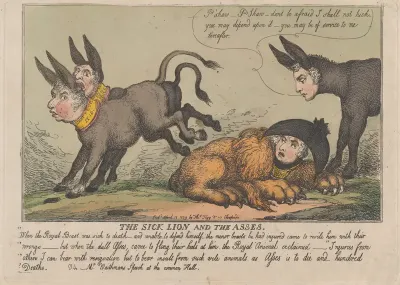 The Sick Lion and The Asses