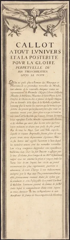 The Siege of La Rochelle [plate 4 of 16;  set comprises 1952.8.97-112]