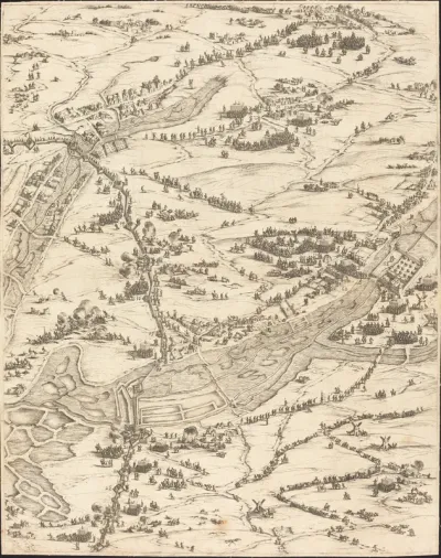 The Siege of La Rochelle [plate 7 of 16, set comprises 1952.8.97 112], 1628