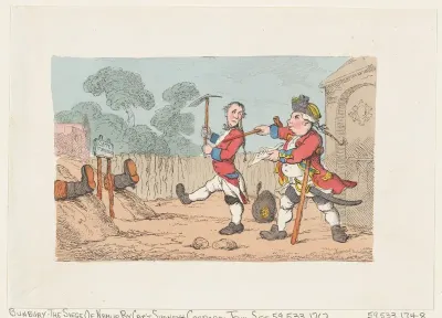 The Siege of Namur by Captain Shandy and Corporal Trim (Tristram Shandy)