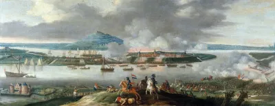The siege of Schenckenschans by Prince Frederik Hendrik, April 1636
