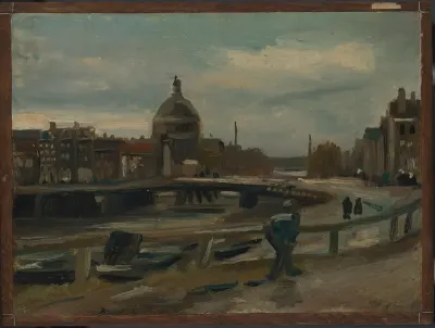 The Singel near the Lutheran Church in Amsterdam