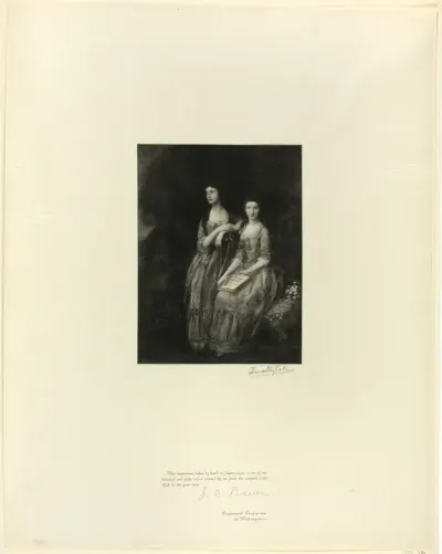 The Sisters: Mrs. Sheridan and Mrs. Tickell, from Old English Masters