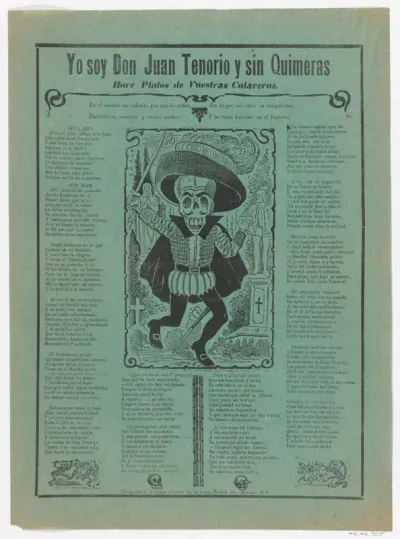 The skeleton of Don Juan Tenorio