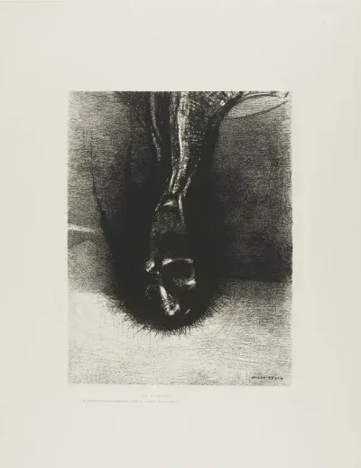 The Skiapods: "The head as low as possible, that is the secret of happiness!", plate 6 of 6