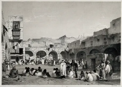 The slave market in Cairo