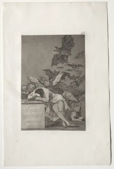The Sleep of Reason Produces Monsters, Plate 43