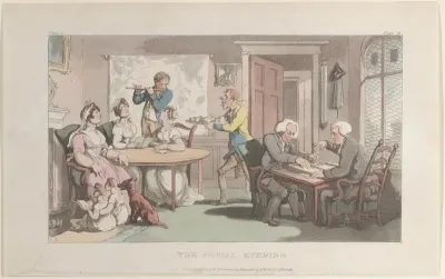The Social Evening, from "The Vicar of Wakefield"