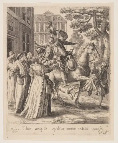 The Son Saying Farewell, from The Parable of the Prodigal Son