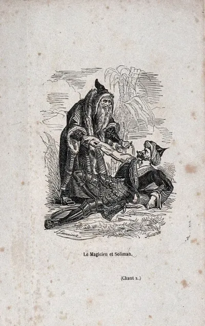 The sorcerer Ismen and Suleyman: an episode in Gerusalemme liberata by Tasso