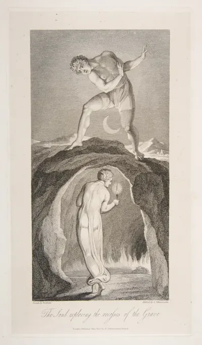 The Soul Exploring the Recesses of the Grave, from "The Grave," a Poem by Robert Blair