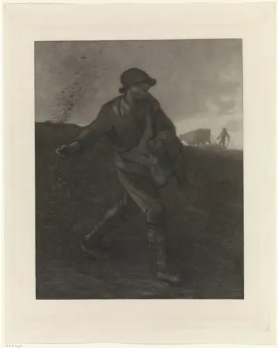The Sower, after Millet