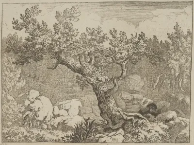 The Sportsman near the Large Tree