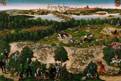 The Stag Hunt of the Elector Johann Friedrich of Saxony, or Frederic the Wise