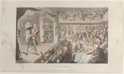 The Stage. George Primrose as "Horatio"