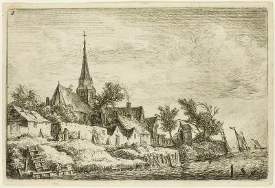 The Steeple in the Village by the Sea
