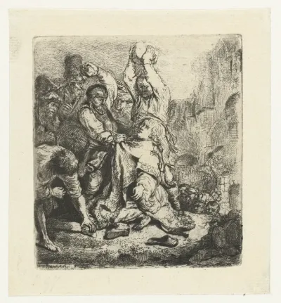 The stoning of St Stephen
