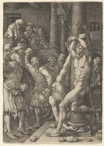 The Stoning of the Elders, from The Story of Susanna